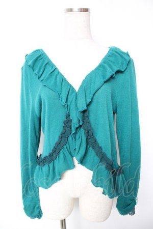 画像: axes femme / フリルボレロ M グリーン Y-26-01-12-052-AX-TO-SZ-ZY