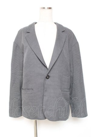 画像: axes femme / ガンクラブチェックジャケット  グレー Y-26-01-12-065-AX-JA-SZ-ZS