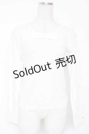 画像: MILK / Ribbon アンゴラ   白 Y-26-01-12-094-ML-TO-SZ-ZY