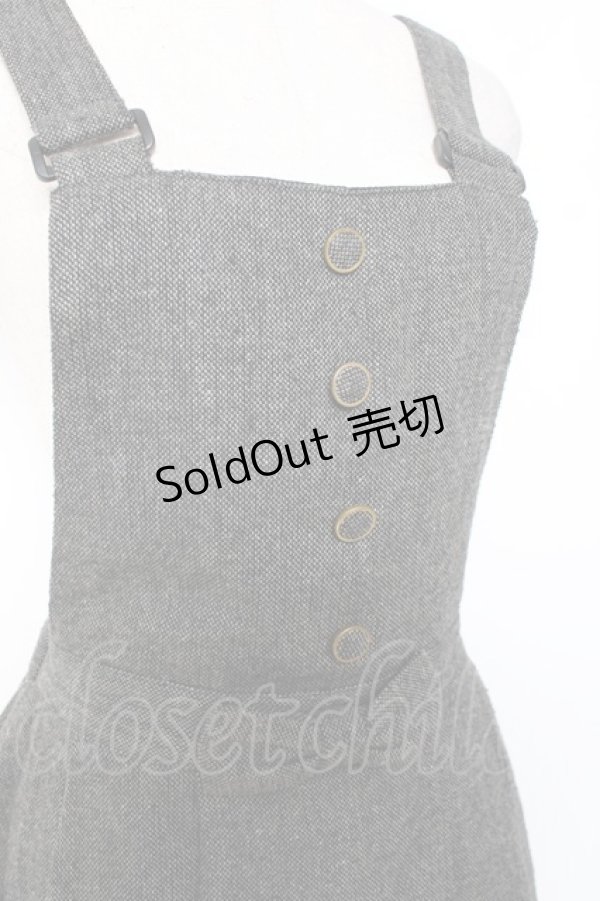 画像4: Ank Rouge / ウールジャンパースカート  グレー Y-26-01-12-110-CA-OP-AS-ZT406 (4)