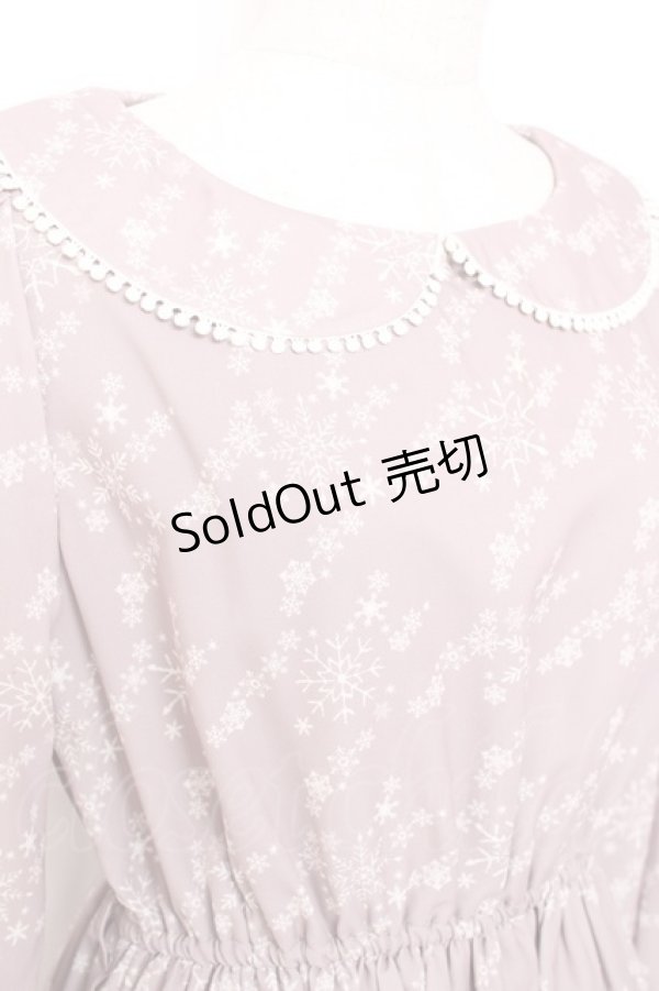 画像3: Fi.n.t / スノー千鳥柄ワンピース F ピンク Y-26-01-12-113-CA-OP-SZ-ZI (3)