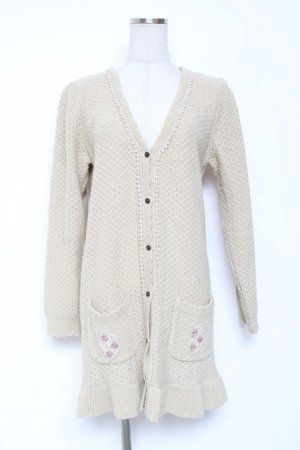 画像: axes femme / ニットカーデ M 生成り Y-26-01-12-122-AX-TO-SZ-ZY