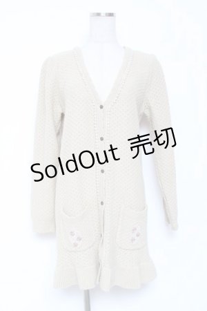 画像: axes femme / ニットカーデ M 生成り Y-26-01-12-122-AX-TO-SZ-ZY