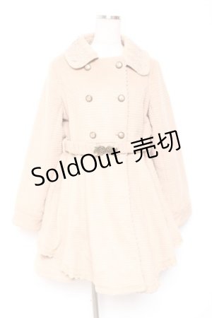 画像: axes femme / レースカラーコート L ベージュ Y-26-01-12-128-AX-CO-SZ-ZI