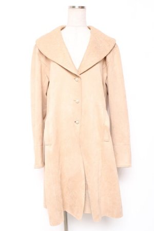 画像: axes femme / レーススエードコーデイガン  ベージュ Y-26-01-12-129-AX-TO-SZ-ZY