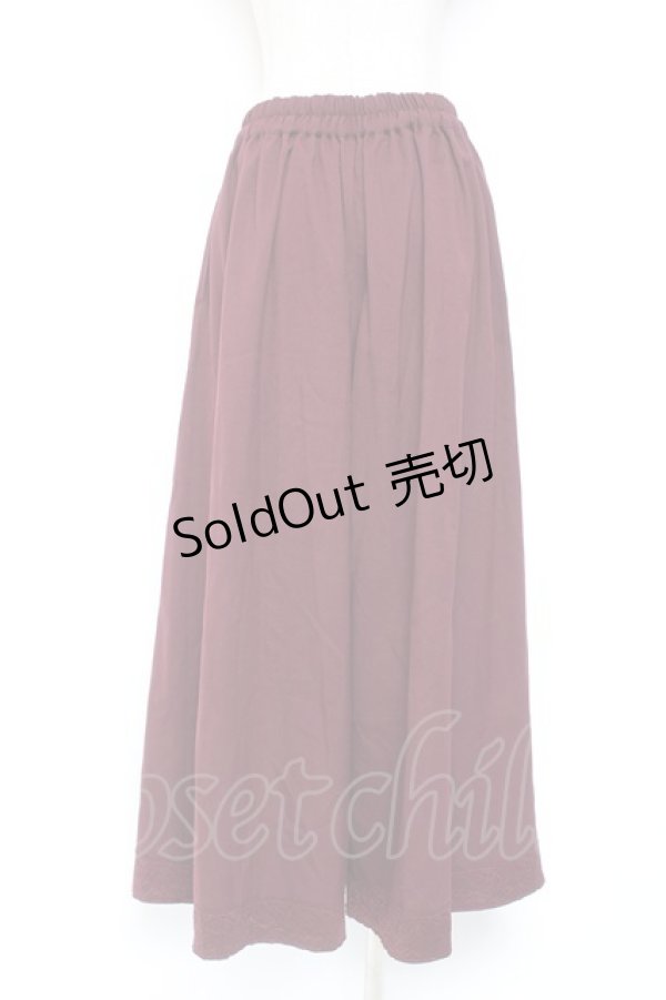 画像2: axes femme / 連釦デザインフレアパンツ M ワイン Y-26-01-12-142-AX-PA-SZ-ZS (2)