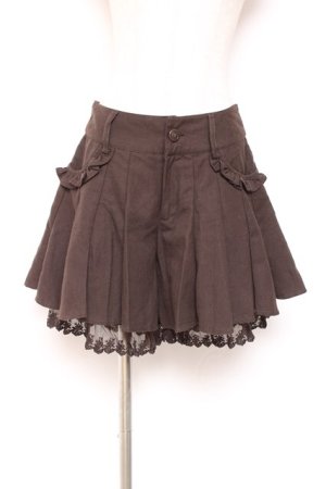 画像: axes femme / ショートパンツ M 茶 Y-26-01-12-150-AX-PA-SZ-ZY