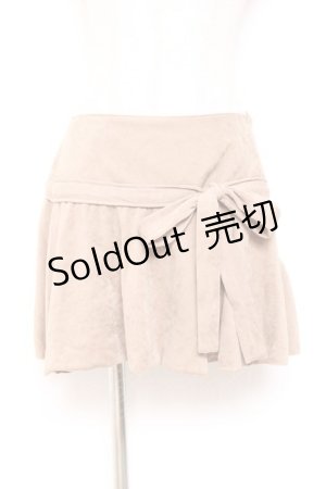 画像: LIZ LISA / ベルベットリボンスカート 0 ブラウン Y-26-01-12-164-LO-SK-SZ-ZY