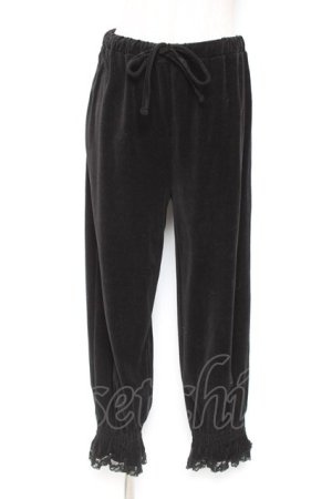 画像: Katie / TEA&CAKE ベロアドロワーズ F 黒 Y-26-01-12-165-LO-PA-SZ-ZY