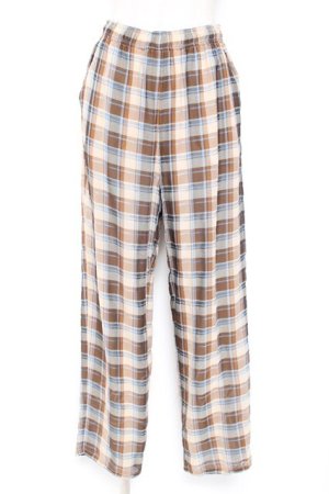 画像: Candy Stripper / チェックパンツ  ベージュ Y-26-01-12-167-PU-PA-AS-ZY