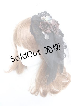 画像: MorunxMuunaStoik / ヘッドドレス&コサージュ  生成り Y-26-01-12-023-EL-AC-SZ-ZY