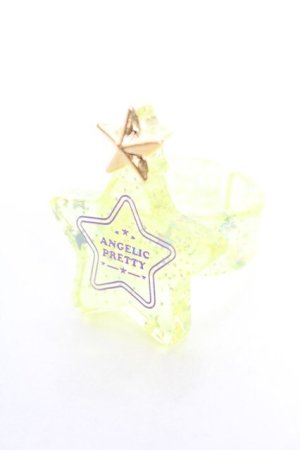 画像: Angelic Pretty / Twinkle Stardustリング  イエロー Y-26-01-12-003-AP-AC-SZ-ZY
