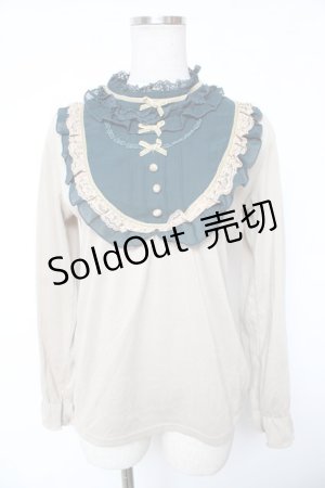 画像: axes femme / 3つリボンブロッキングプルオーバー  ベージュ Y-26-01-12-032-AX-TO-SZ-ZY