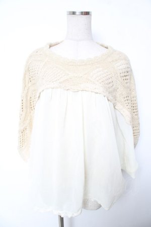 画像: axes femme / ドルマントップス M 生成り Y-26-01-12-035-AX-TO-SZ-ZY