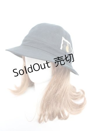 画像: PINK HOUSE / デニムバケットハット  黒 Y-26-01-16-039-LO-AC-SZ-ZY