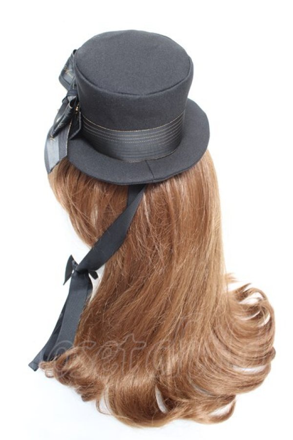 画像2: Amavel / Vampire Nightmareミニハット  黒 Y-26-01-16-044-CA-AC-SZ-ZY (2)