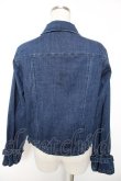 画像2: axes femme / 花刺繍ストレッチデニムジャケット M インディゴ Y-26-01-16-054-AX-JA-SZ-ZY (2)