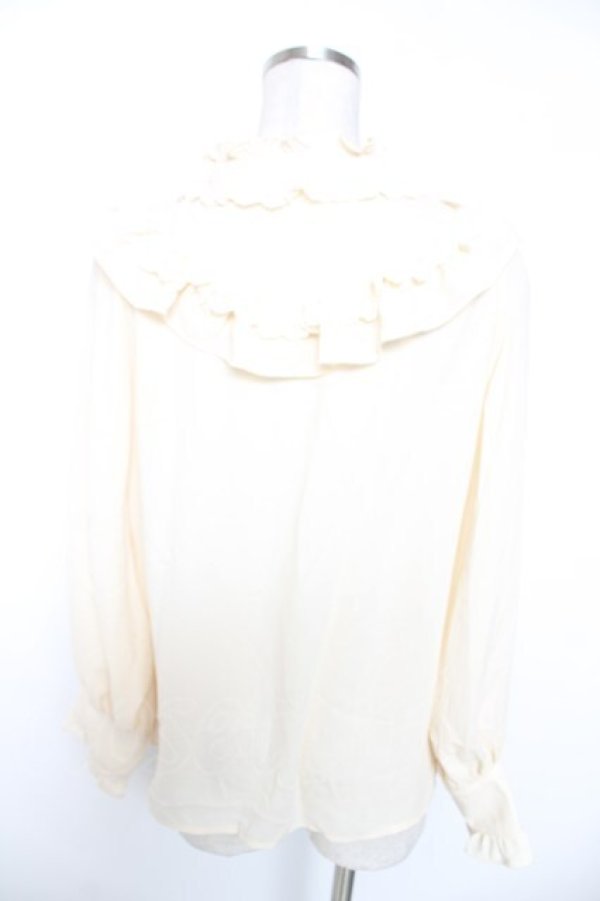 画像2: axes femme kawaii / クラシカルドールブラウス M 生成り Y-26-01-16-056-AX-BL-SZ-ZY (2)