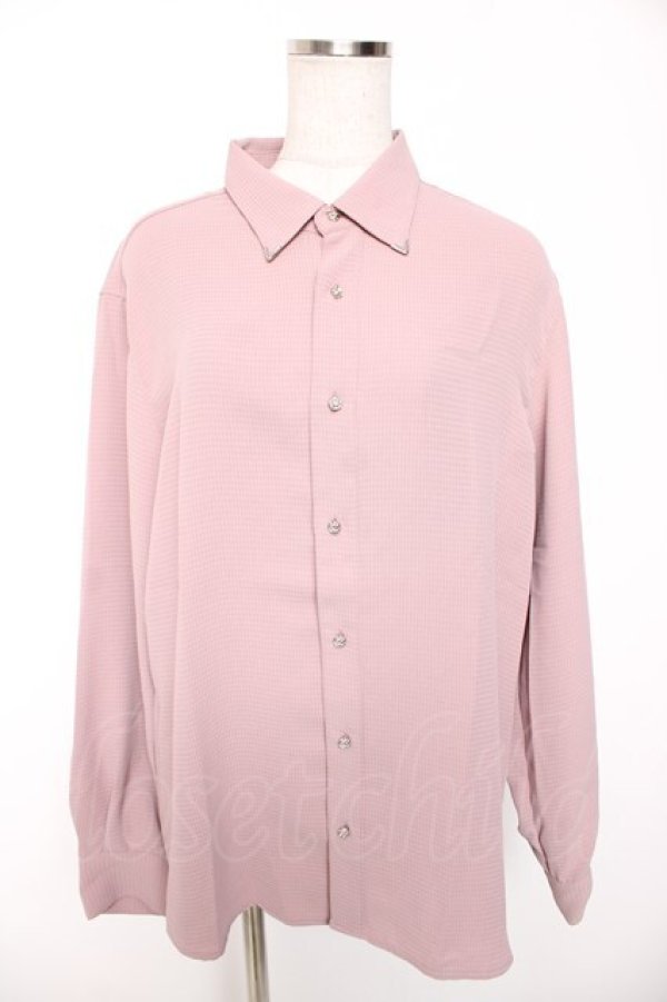 画像1: AXES-X / カラーチップ&ローズ釦シャツ L ピンク Y-26-01-16-057-LO-BL-SZ-ZY (1)