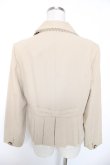画像2: axes femme / 襟刺繍ジャケット M ベージュ Y-26-01-16-064-AX-JA-SZ-ZY (2)