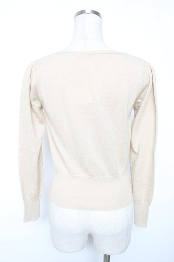 画像2: Emily Temple cute / フロントレースラメニットカーディガン  ゴールド Y-26-01-16-070-ET-TO-SZ-ZY (2)