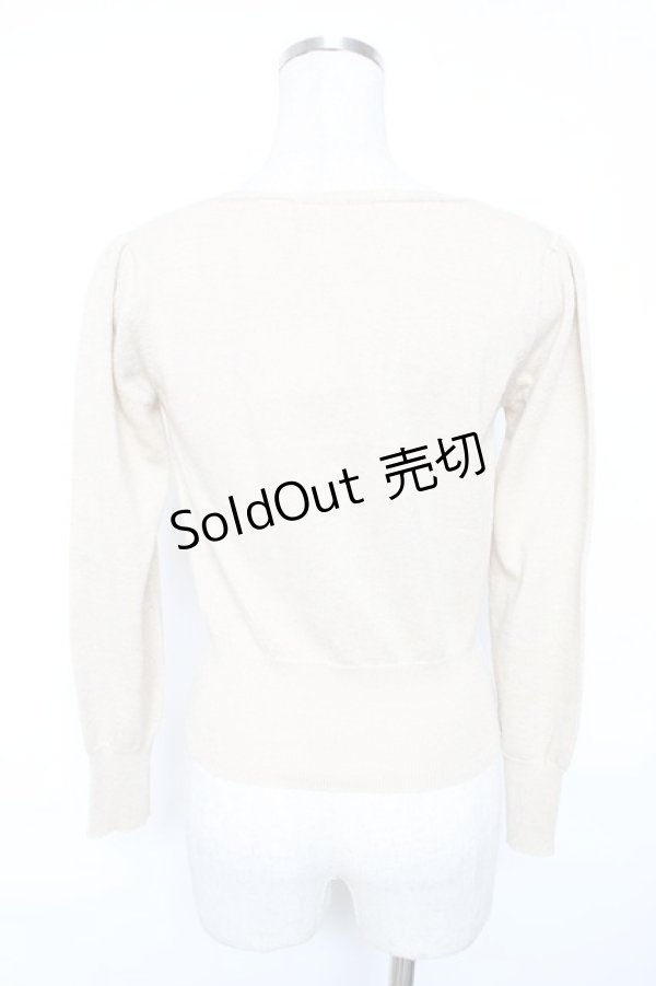 画像2: Emily Temple cute / フロントレースラメニットカーディガン  ゴールド Y-26-01-16-070-ET-TO-SZ-ZY (2)