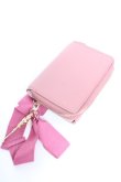 画像2: Maison de FLEUR / キーリボンミニウォレット  ピンク Y-26-01-16-012-LO-ZA-SZ-ZY (2)