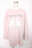 画像1: Ank Rouge / 2023年HAPPY BAG ねこちゃん ロンT M ピンク Y-26-01-16-105-CA-TO-SZ-ZY (1)