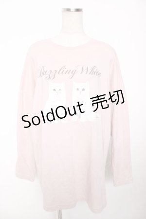 画像: Ank Rouge / 2023年HAPPY BAG ねこちゃん ロンT M ピンク Y-26-01-16-105-CA-TO-SZ-ZY