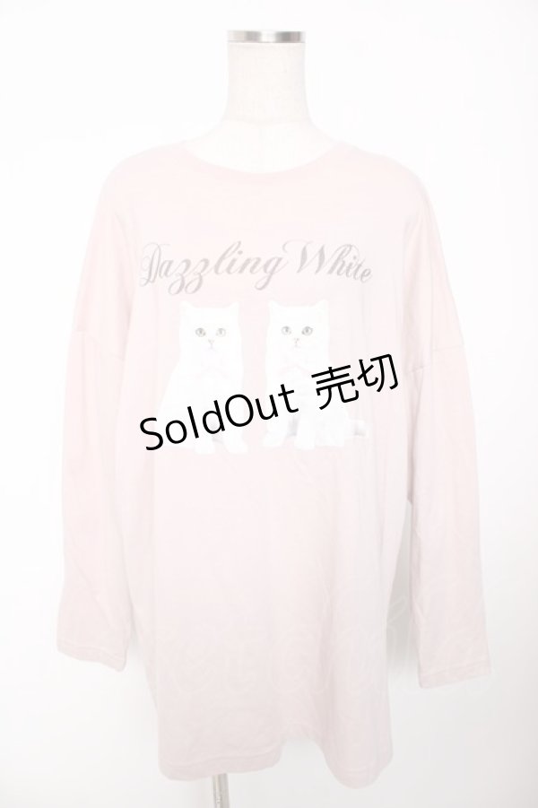 画像1: Ank Rouge / 2023年HAPPY BAG ねこちゃん ロンT M ピンク Y-26-01-16-105-CA-TO-SZ-ZY (1)