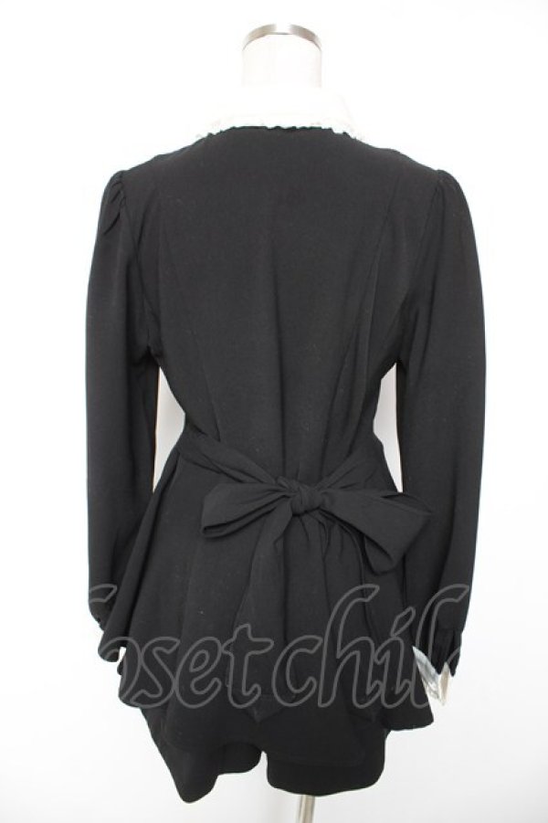 画像2: Secret Honey / ダブルフリルセットアップ 2 ブラック Y-26-01-16-111-CA-OP-SZ-ZY (2)