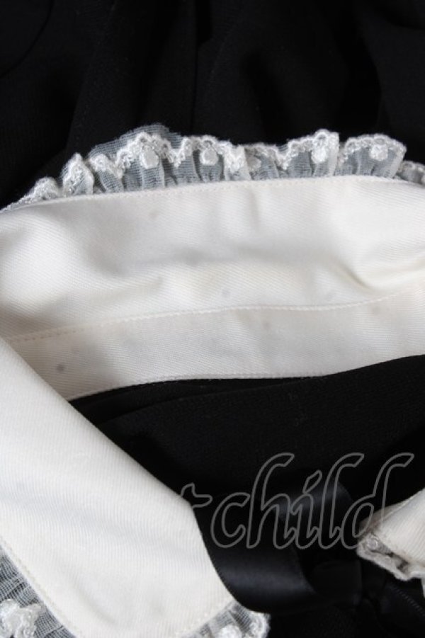 画像5: Secret Honey / ダブルフリルセットアップ 2 ブラック Y-26-01-16-111-CA-OP-SZ-ZY (5)