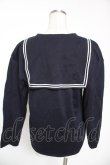 画像2: INGEBORG / セーラー長袖ニット  紺 Y-26-01-16-122-LO-TO-SZ-ZY (2)