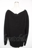 画像2: NieR Clothing / 刺繍ロングニット L 黒 Y-26-01-16-133-PU-TO-SZ-ZY (2)