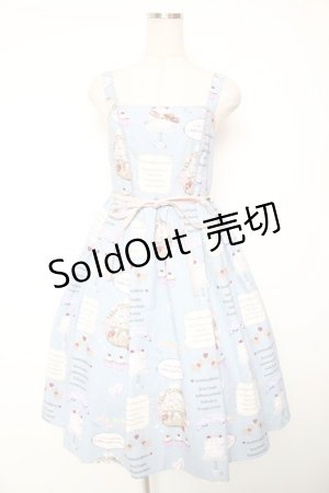 画像: axes femme kawaii / 10thアニバーサリージャンパースカート M サックス Y-26-01-16-135-AX-OP-SZ-ZY