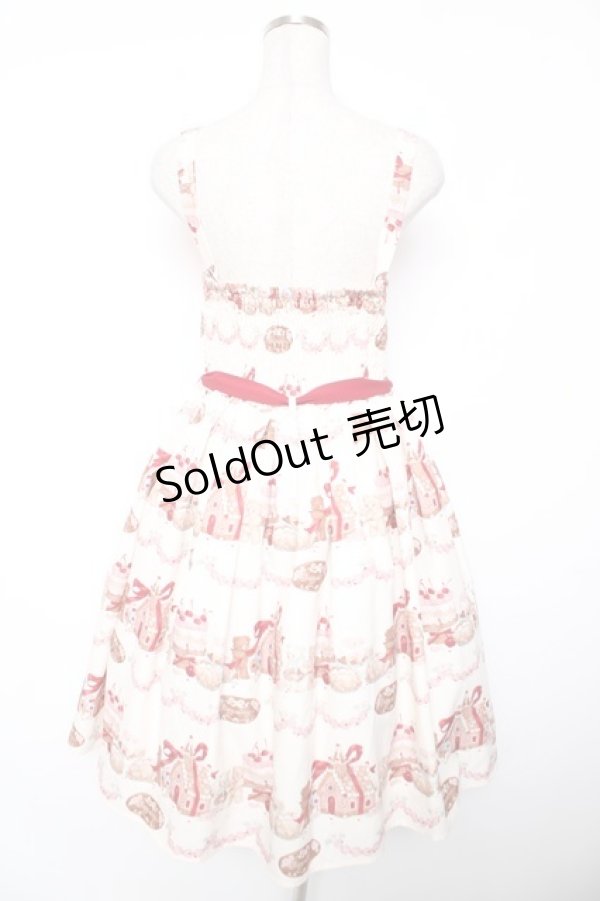 画像2: axes femme kawaii / お菓子の家柄ジャンスカ M 生成り Y-26-01-16-138-AX-OP-SZ-ZY (2)