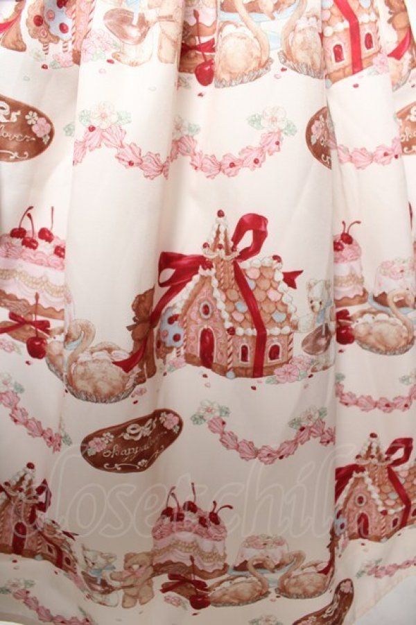 画像3: axes femme kawaii / お菓子の家柄ジャンスカ M 生成り Y-26-01-16-138-AX-OP-SZ-ZY (3)