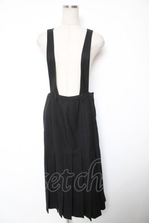 画像: INGEBORG / プリーツジャンパースカート  黒 Y-26-01-16-150-LO-OP-SZ-ZS