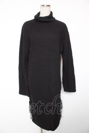 画像: Rozen Kavalier / ハイネックニットワンピース  黒 Y-26-01-16-151-OO-OP-SZ-ZY