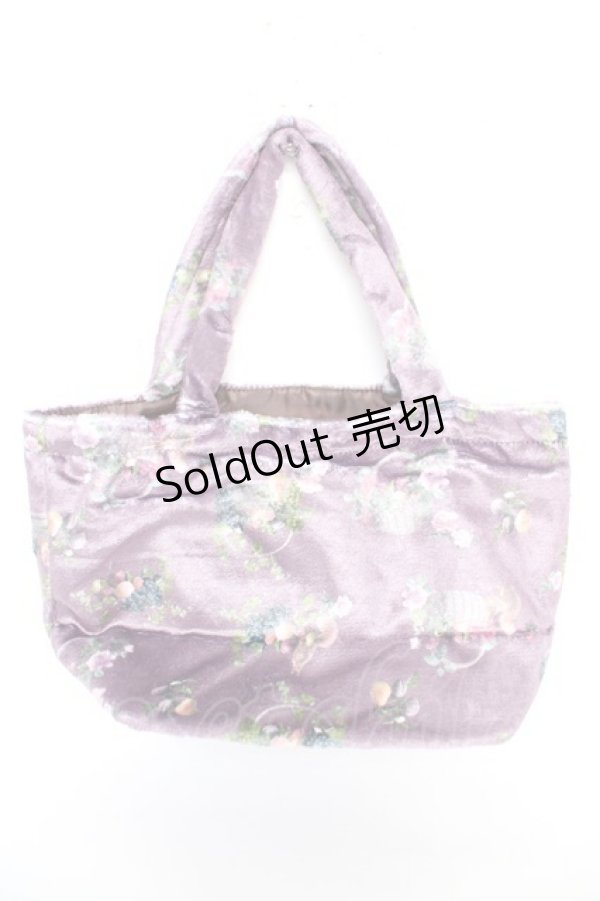 画像2: axes femme POETIQUE / ノベルティートートバッグ  パープル Y-26-01-16-017-AX-BG-SZ-ZY (2)