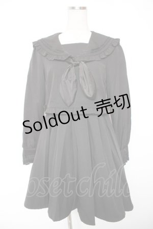 画像: DearMyLove / 闇学園セーラーワンピース M 黒 Y-26-01-16-156-EL-OP-SZ-ZY