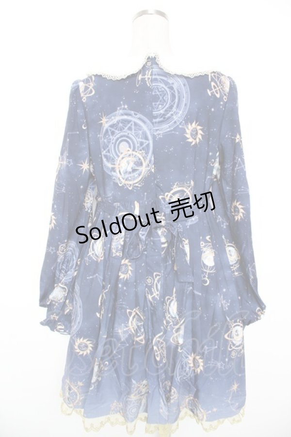 画像2: Doll Paradise / 占星術ホロスコープワンピース M 紺 Y-26-01-16-158-LO-OP-SZ-ZY (2)