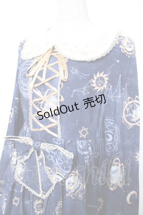 画像3: Doll Paradise / 占星術ホロスコープワンピース M 紺 Y-26-01-16-158-LO-OP-SZ-ZY (3)