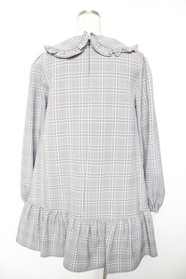 画像2: Ank Rouge / Aラインワンピース M グレー Y-26-01-16-164-CA-OP-SZ-ZY (2)