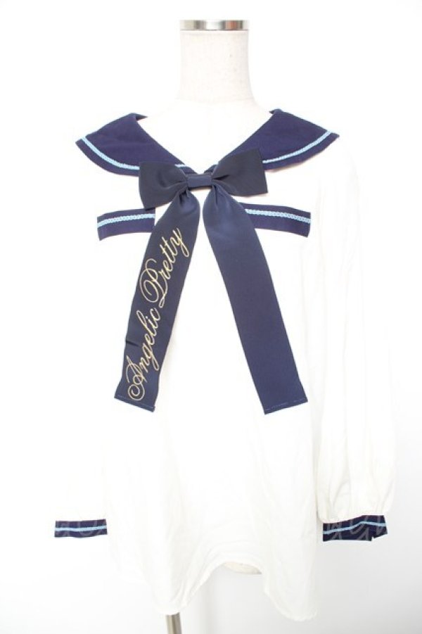 画像1: Angelic Pretty / Sophie Marineブラウス  紺 Y-26-01-16-166-AP-BL-SZ-ZY (1)