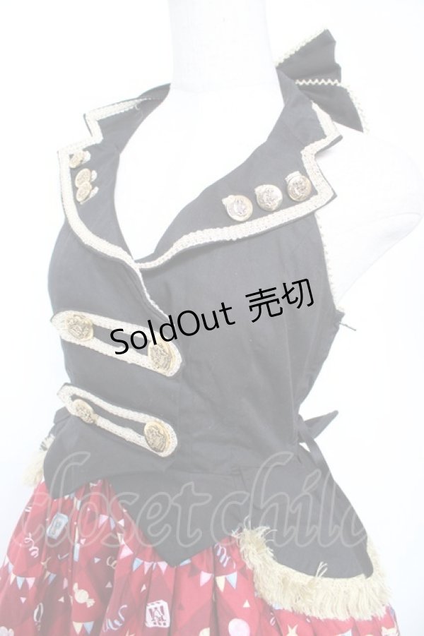 画像3: Angelic Pretty / Fantasy Theaterジレジャンパースカート  赤 Y-26-01-16-168-AP-OP-SZ-ZY (3)