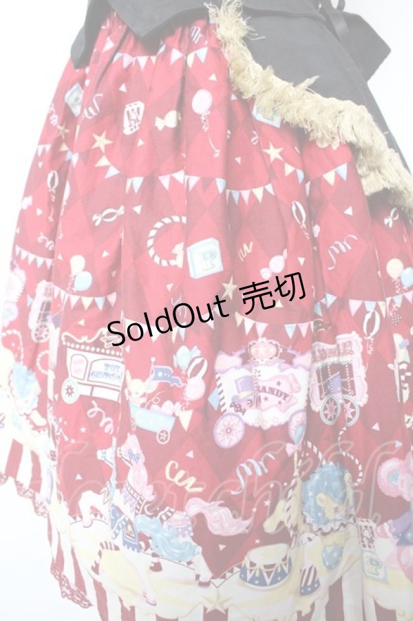 画像4: Angelic Pretty / Fantasy Theaterジレジャンパースカート  赤 Y-26-01-16-168-AP-OP-SZ-ZY (4)