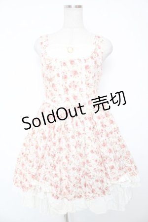 画像: BABY, THE STARS SHINE BRIGHT / フローレンス・ローズジャンパースカート  生成り Y-26-01-16-170-BA-OP-SZ-ZY