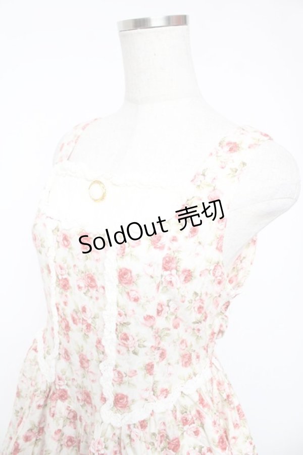 画像3: BABY, THE STARS SHINE BRIGHT / フローレンス・ローズジャンパースカート  生成り Y-26-01-16-170-BA-OP-SZ-ZY (3)