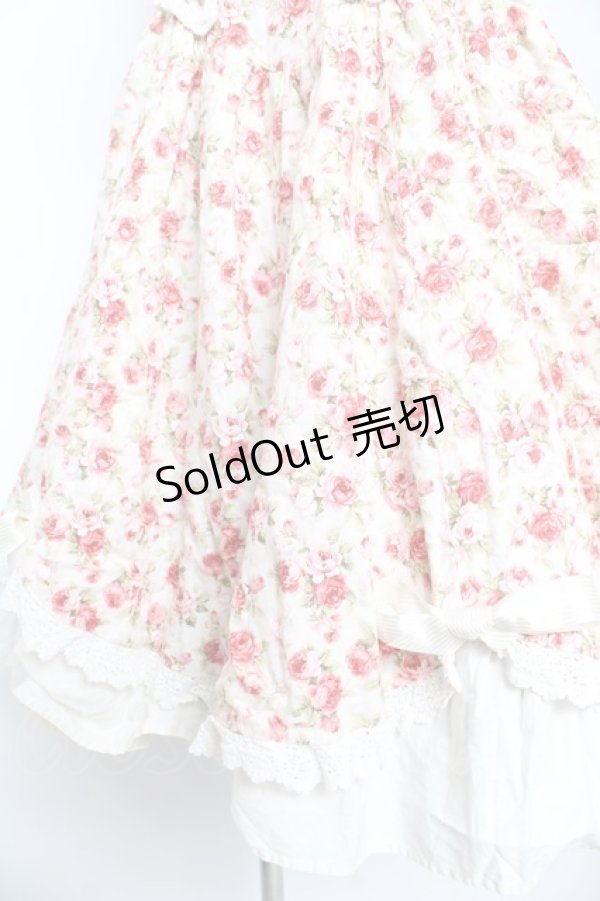 画像4: BABY, THE STARS SHINE BRIGHT / フローレンス・ローズジャンパースカート  生成り Y-26-01-16-170-BA-OP-SZ-ZY (4)